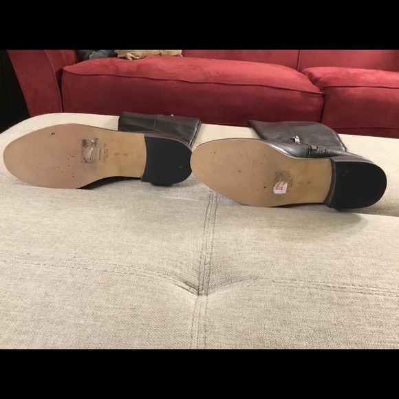 Authentic Coach Leather Boots - Picture 3 of 4